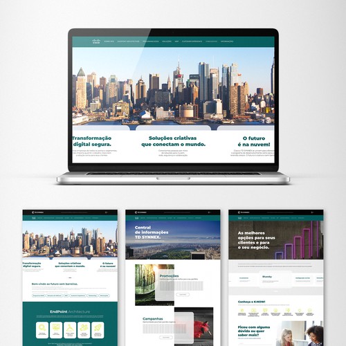 Creation of a microsite for a tech giant