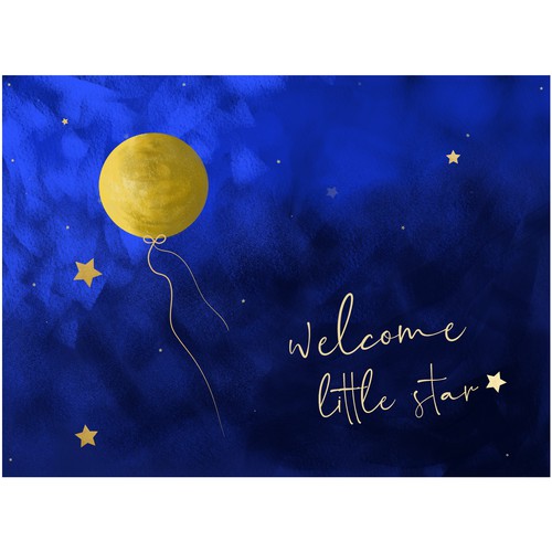 welcome baby card
