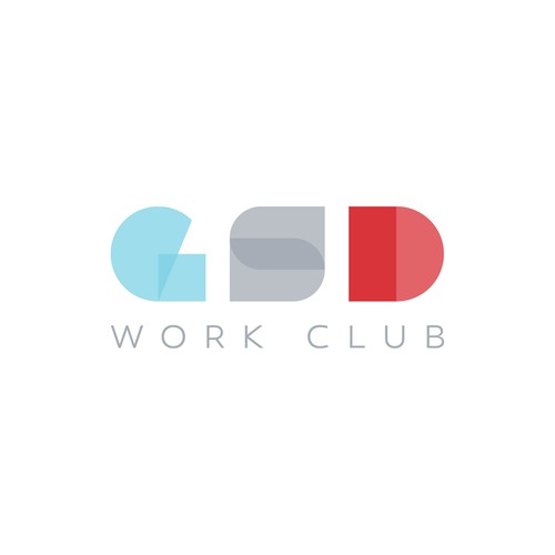 Branding logo design for work club