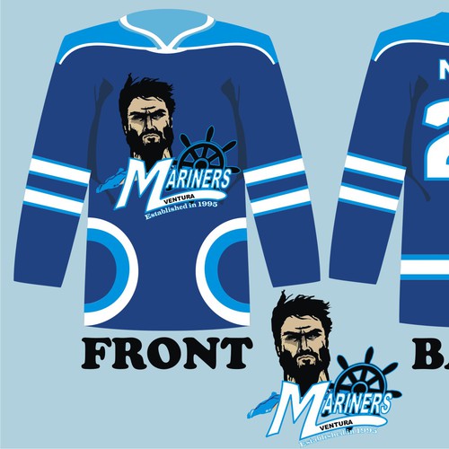 Design the crest for a youth ice hockey club (Ventura Mariners)