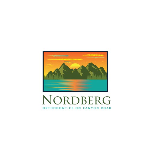 Create a compelling logo for a Pacific Northwest orthodontic practice