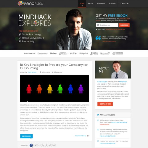 MIndHack - Entrepreneur / Pscyhology Blog