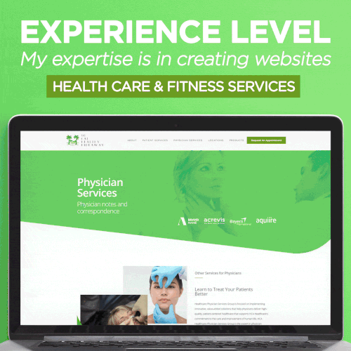 Square Expert Websites for Health care and Fitness services