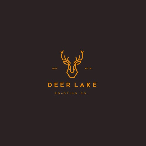 Simple and clean logo for a coffee roasting business