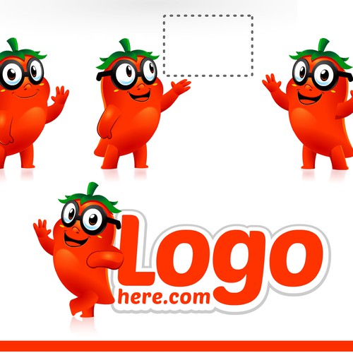 Mascog logo for chili character