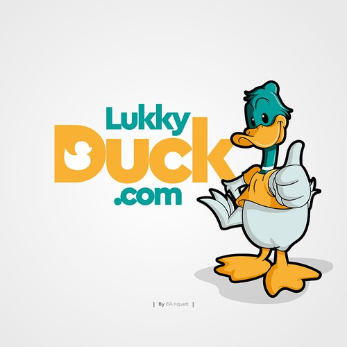 Ilustration concept for Lukky duck.com