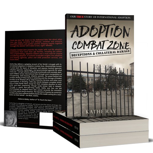 Book cover winner for a book about adoption