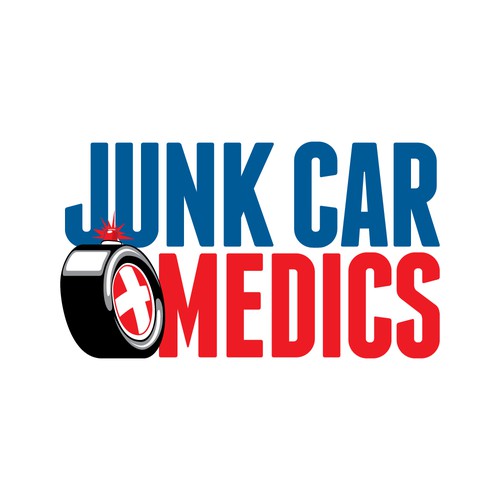 Logo for a junk car buying company