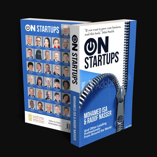 On Startups Book Cover Design