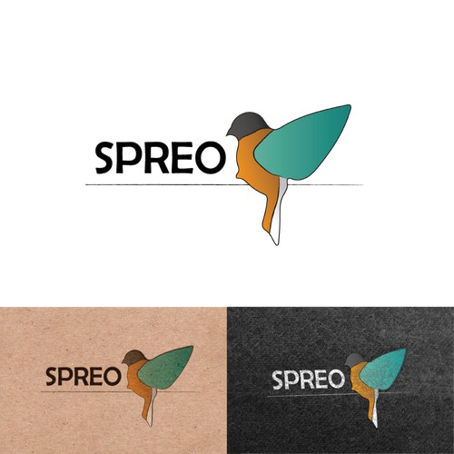 Logokonzept für eine interaktive, digitale Karte mit dem Name Spreo