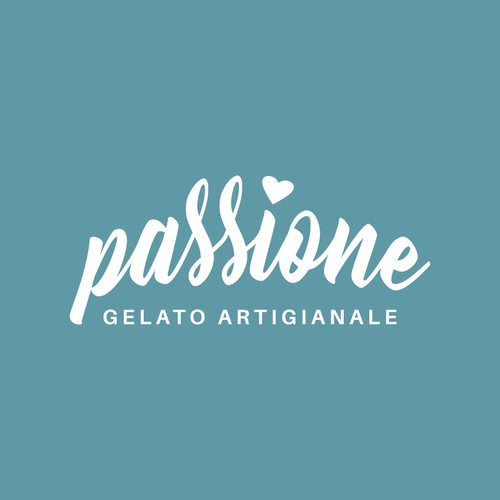 Logo Design for Passione Gelato Artigianale