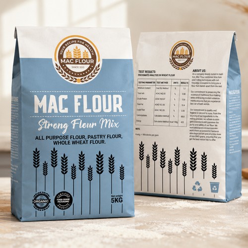 Mac Flour Bag Packaing Design