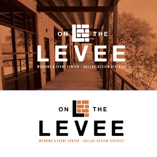 Logo for a new event center in a trendy district