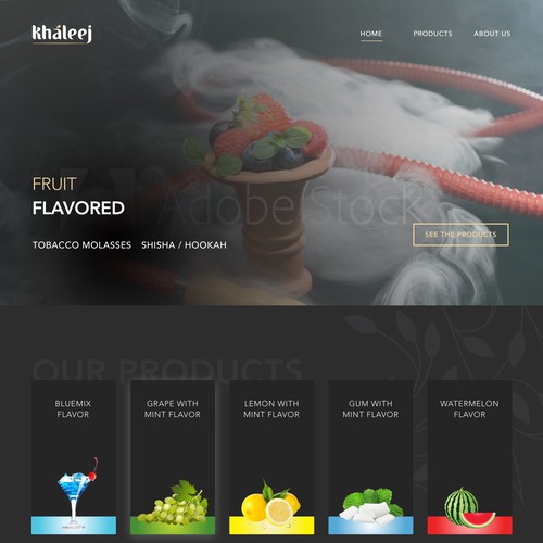 Khaleej Landing Page