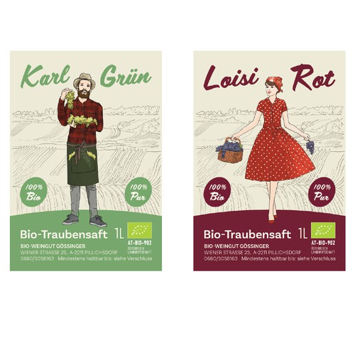 Grape Juice Labels 