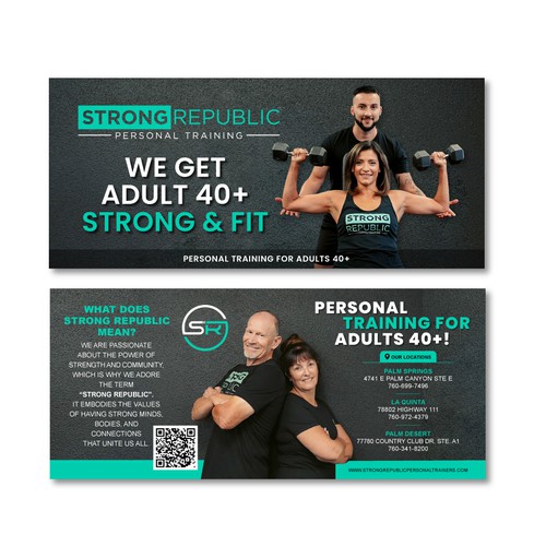[WINNER] Fitness Rack Card for Strong Republic 