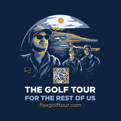 Flex Golf Tour Tshirt design