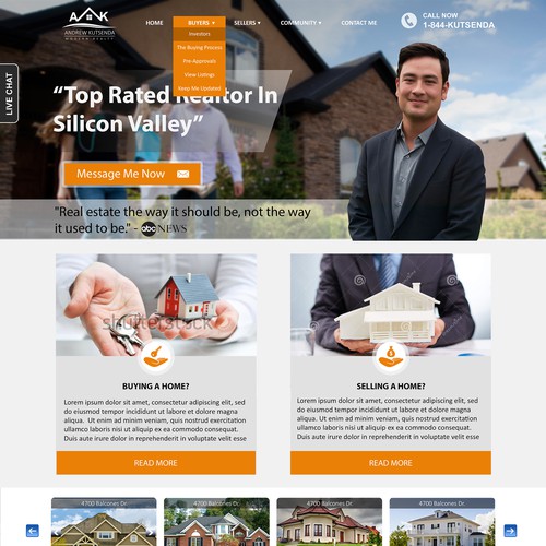 Real estate wordpress website