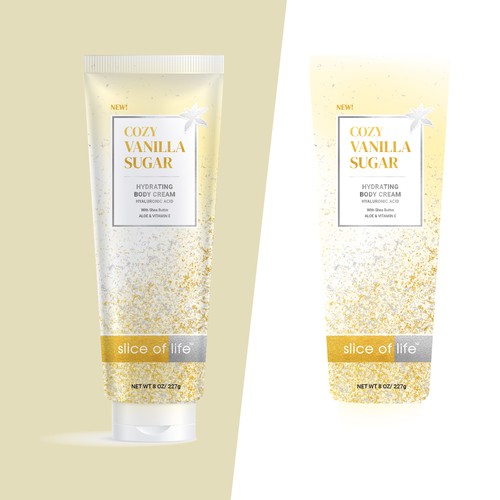 Cozy Vanilla Sugar – Hydrating Body Cream Packaging