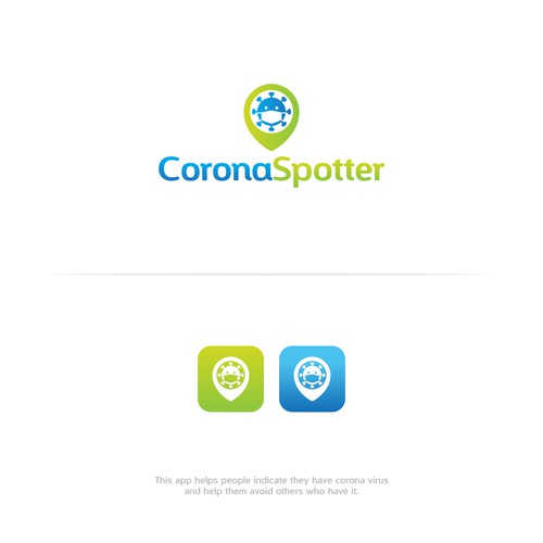 Corona Virus logo for 'Corona Spotter'
