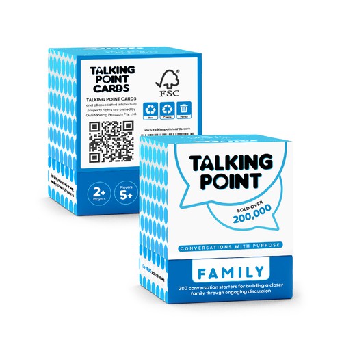 Box Packaging for Conversation Cards