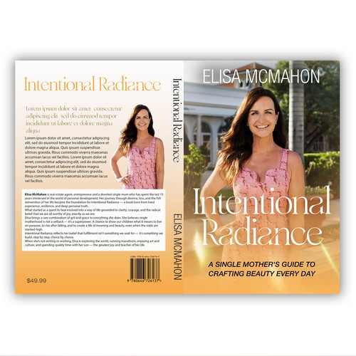 feminine elegant inspirational book cover design 