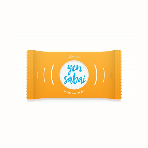 Packaging for disposable refreshing towels
