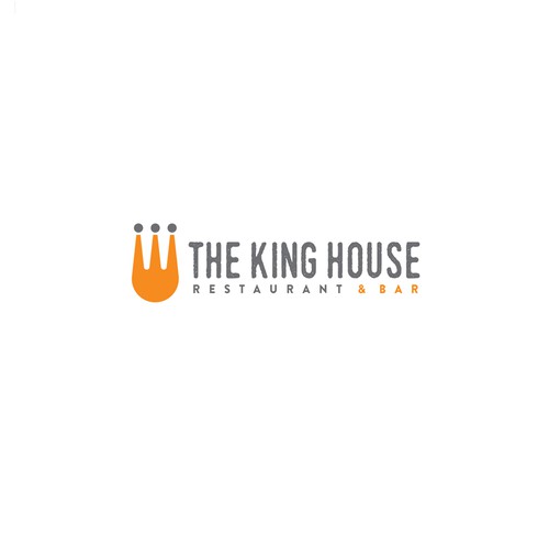 Logo design for The King House Restaurant and Bar