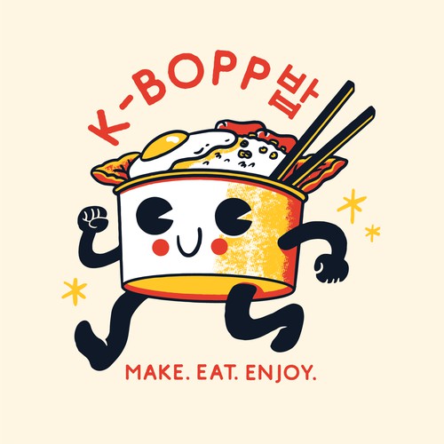 Korean Rice Cup Logo