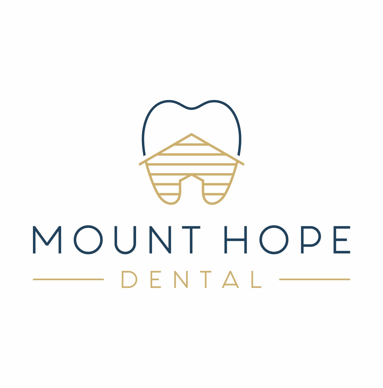 Log cabin dental office looking for a clean modern vibe