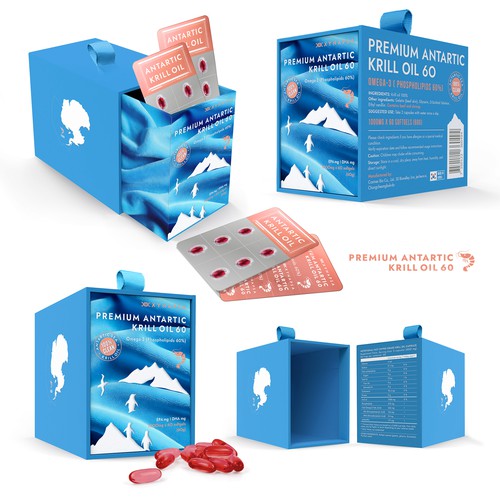 Krill oil packaging design
