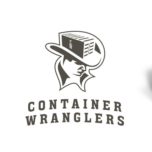 Logo for container wranglers