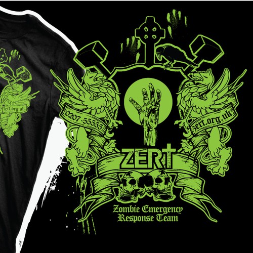 ZERT needs a new zombie t-shirt design