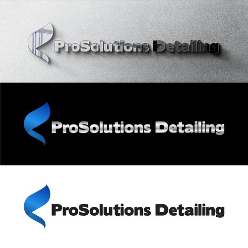 Powerful logo concept fot ProSolutions Detailing