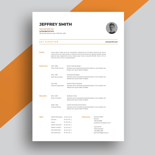 Concise and Versatile Resume