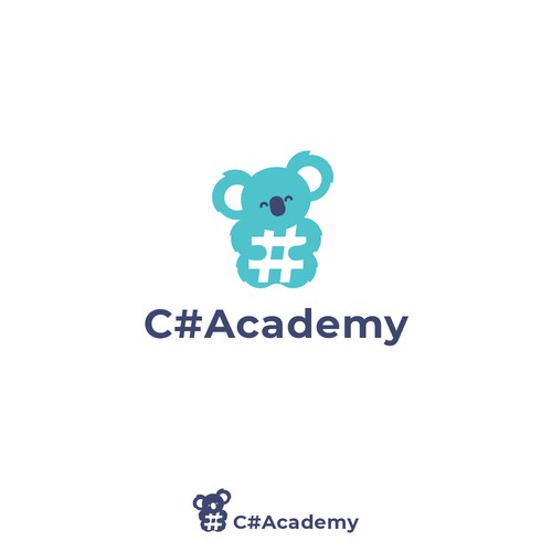 C# Academy - Cute Koala Logo