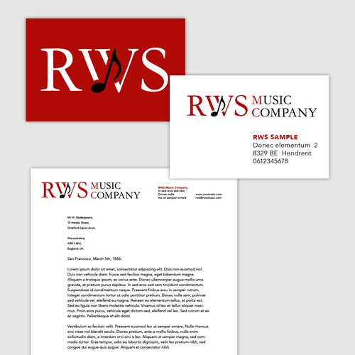 RWS Music Co. - Create a timeless brand identity for a music publisher