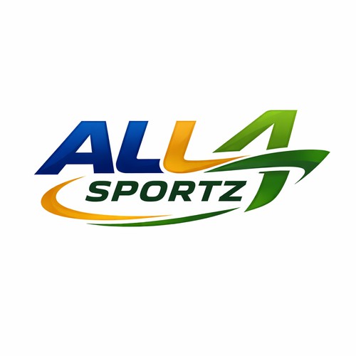 Modern Dynamic Sports Logo for ALL SPORTZ
