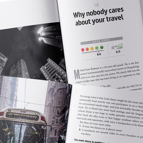 Book interior layout