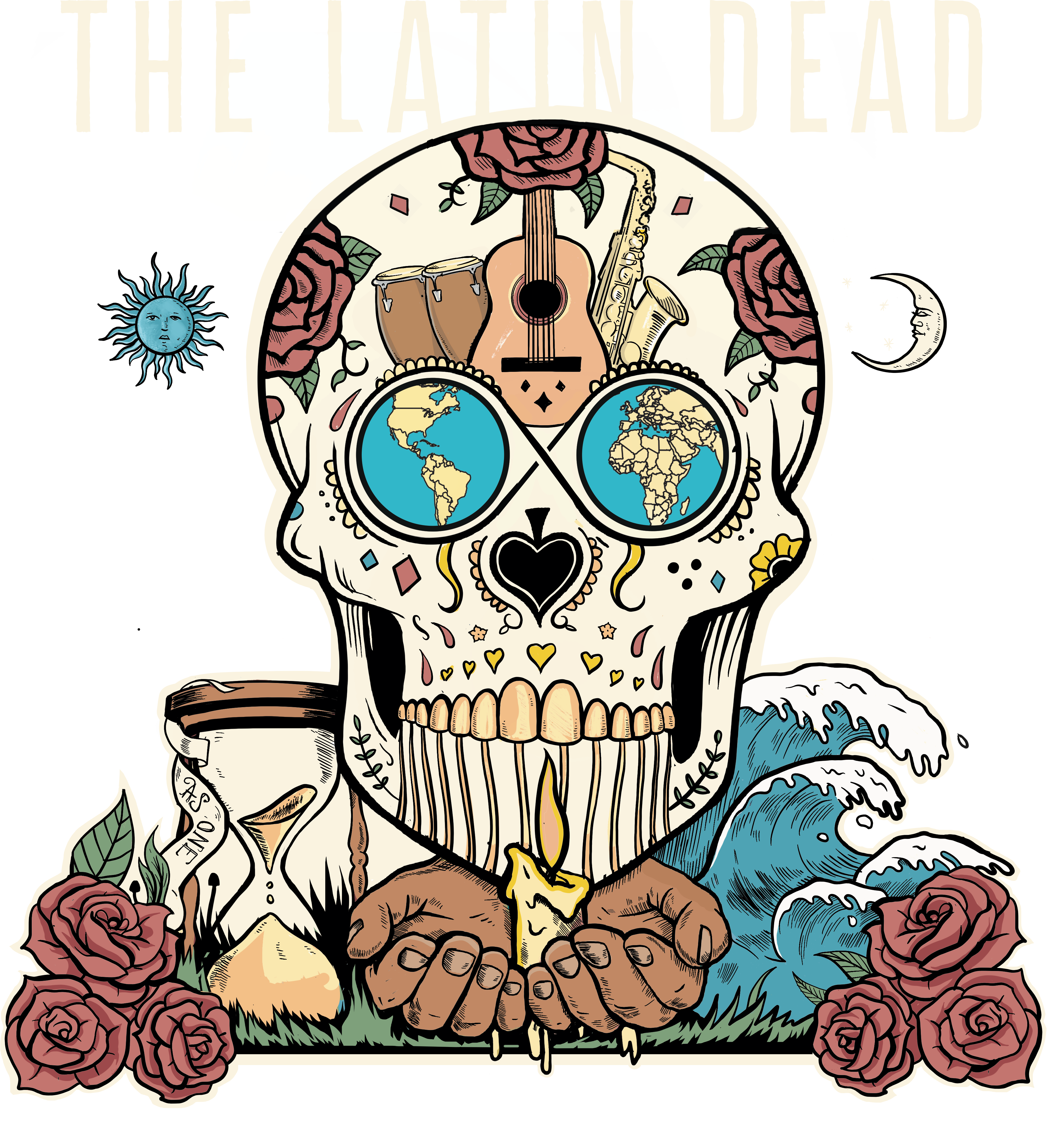 Milos Latin Dead Album Cover transparent