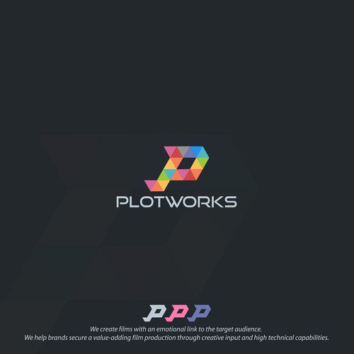 Plotworks logo Design.