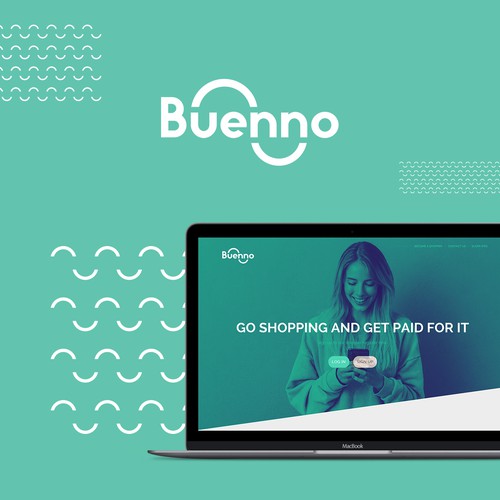 Rebranding of Buenno. Bold, fun & nice logo for Buenno