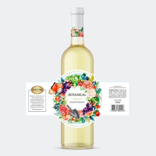 Winning wine label design