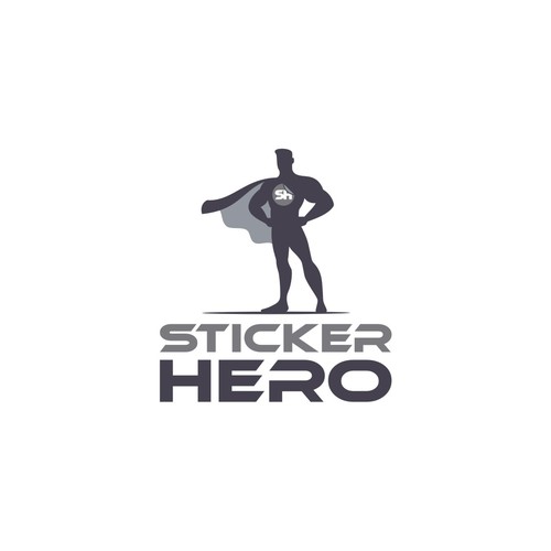 Logo concept for Sticker Hero