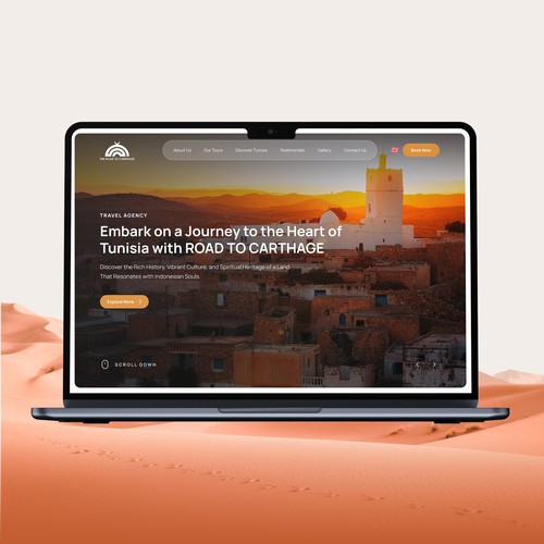 Travel Agency UI Design
