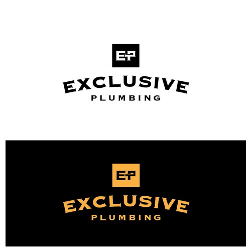 Old school plumbing logo