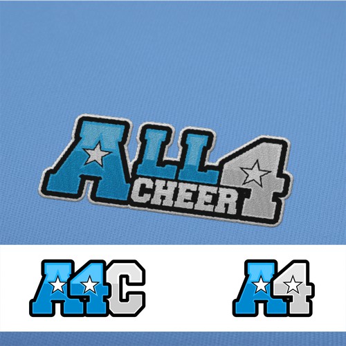 Logo for cheerleader