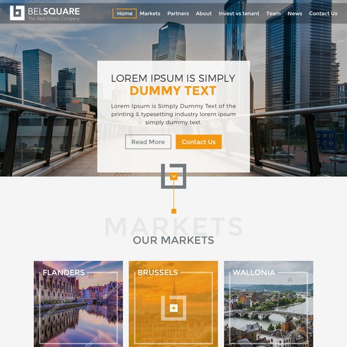 Real Estate Property Web page Design 