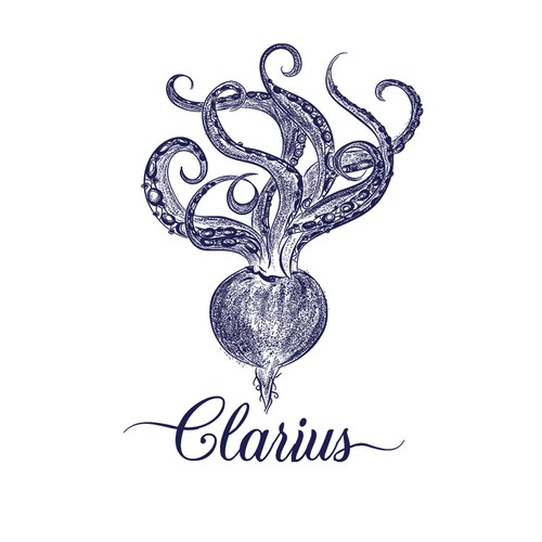 Logo concept for Clarius - restaurant in Barcelona