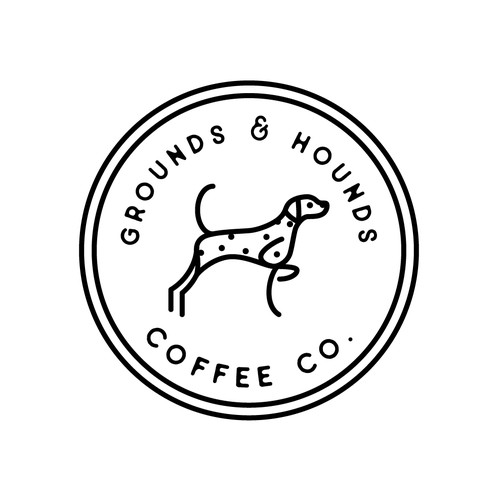 Grounds & Hounds Coffee Co. Logo